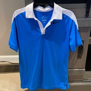 Boys youth medium Nike Dri-fit polo